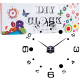 Ceas de perete 3D 120 cm